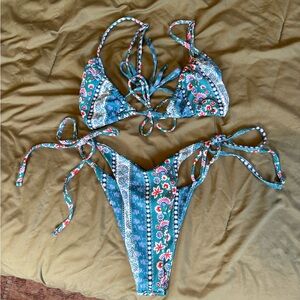Women’s Paisley Bikini Set
